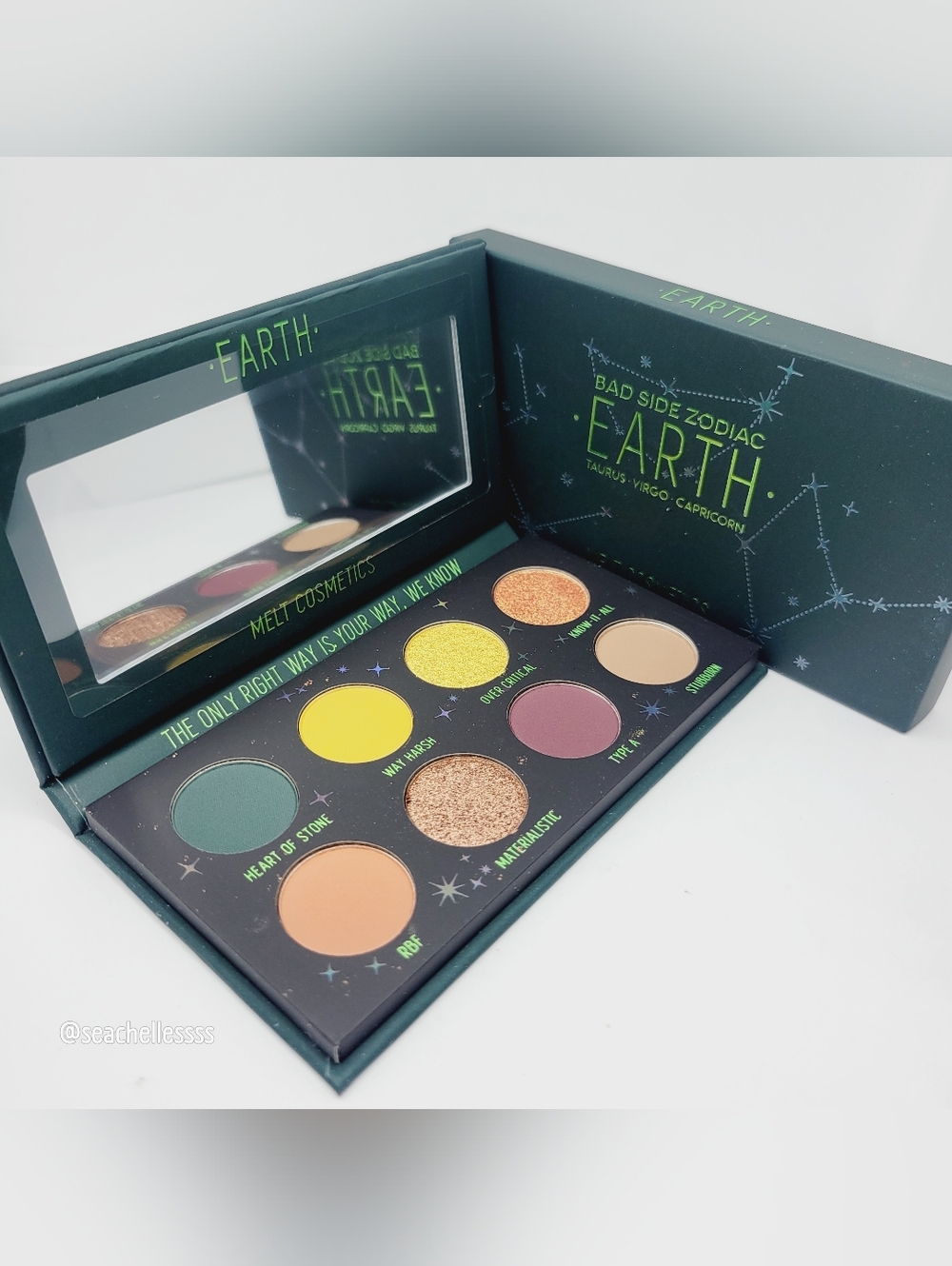 Melt Cosmetics Bad Side Zodiac EARTH Eyeshadow Palette Brand New In Box